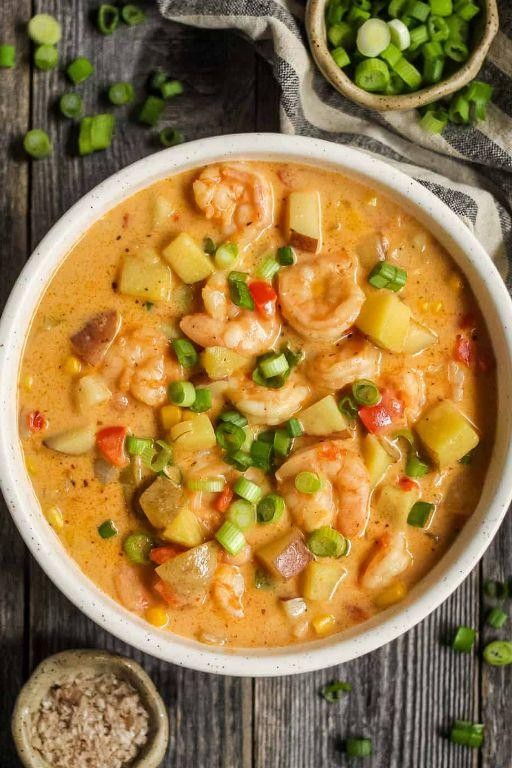 Spicy Shrimp and Corn Chowder