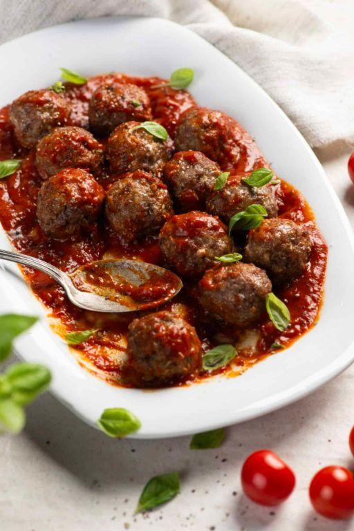Spicy Sirloin Meatballs