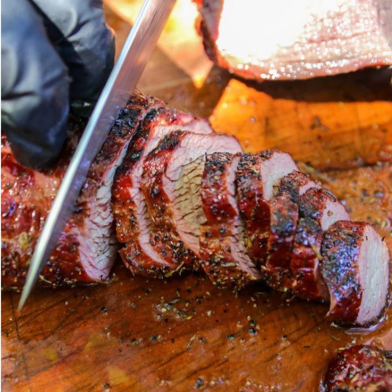 Spicy Smoked Tri Tip with Chipotle Marinade