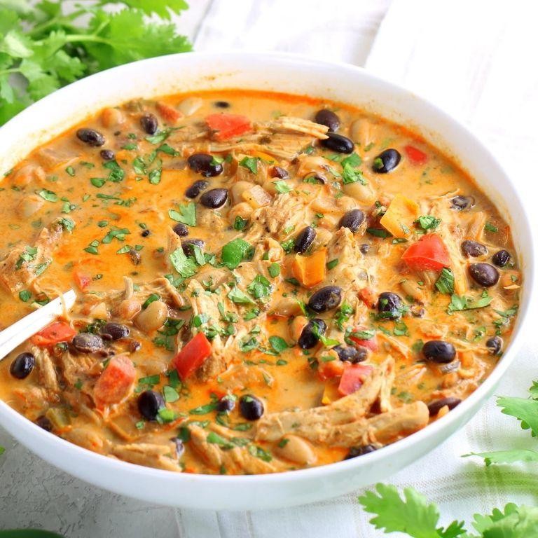 Spicy Southwest Chicken Slow Cooker Stew