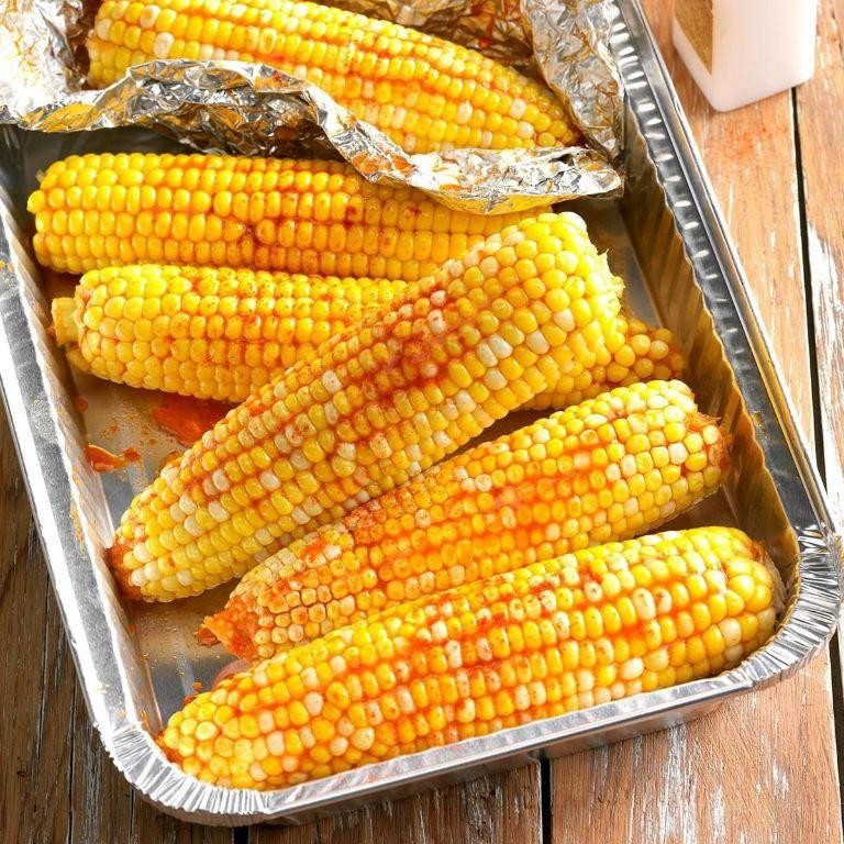 Spicy Sriracha Crockpot Corn on the Cob