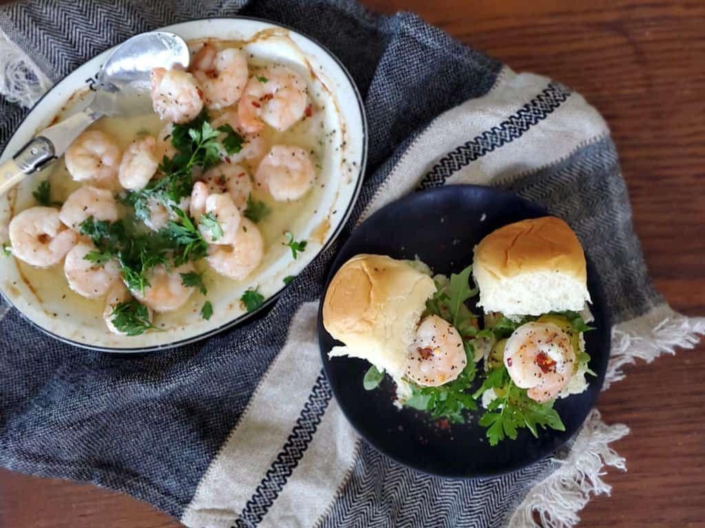 Spicy Sriracha Shrimp Sliders