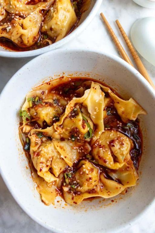 Spicy Szechuan Fried Dumplings