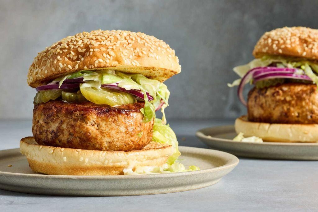 Spicy Turkey and Bean Burgers