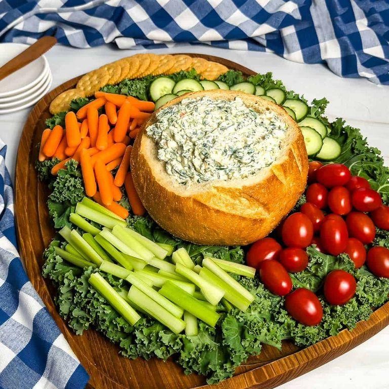 Spinach Dip Bread Bowl