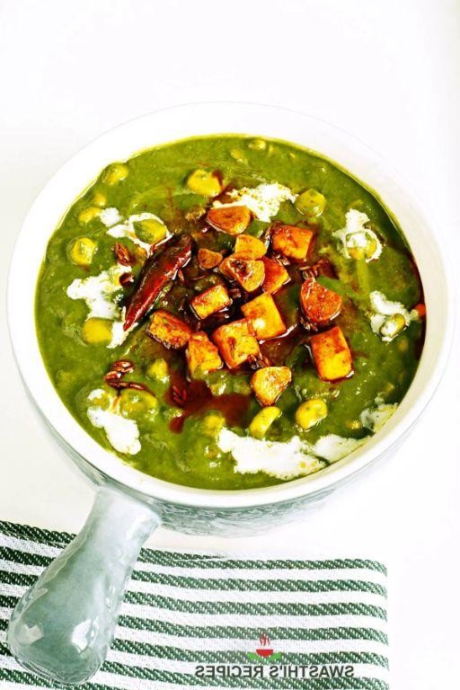 Spinach and Corn Poori Masala