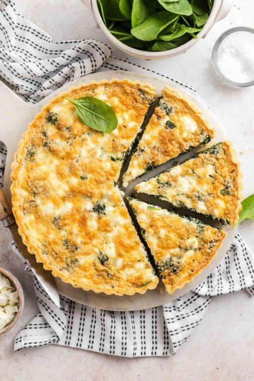 Spinach and Feta Egg Souffle
