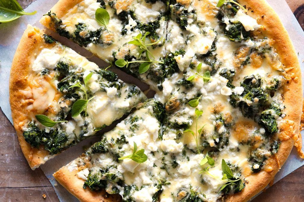 Spinach and Feta Pizza