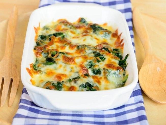 Spinach and Ground Turkey Casserole