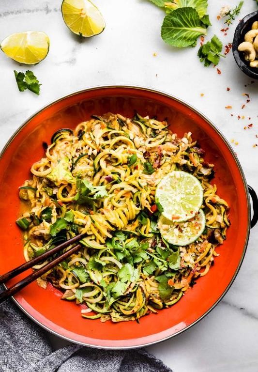 Spiralized Cabbage Stir Fry