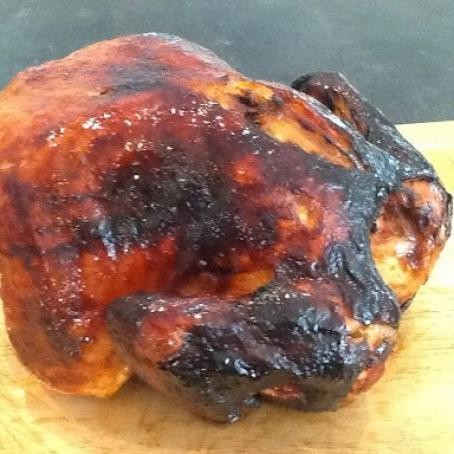 Sriracha Honey Beer Can Chicken