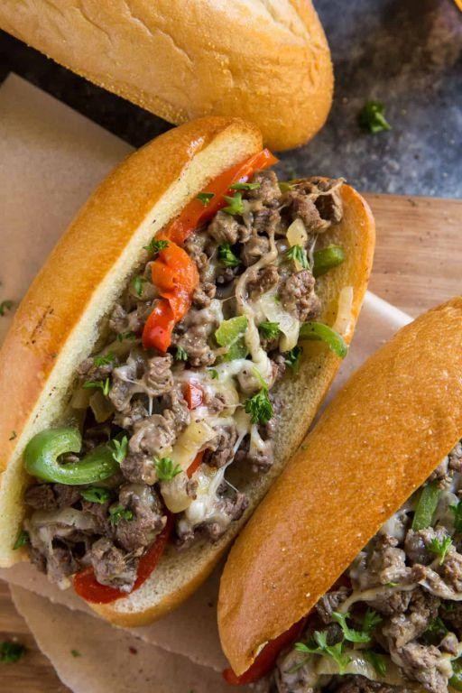 Steak and Cheese Sandwiches