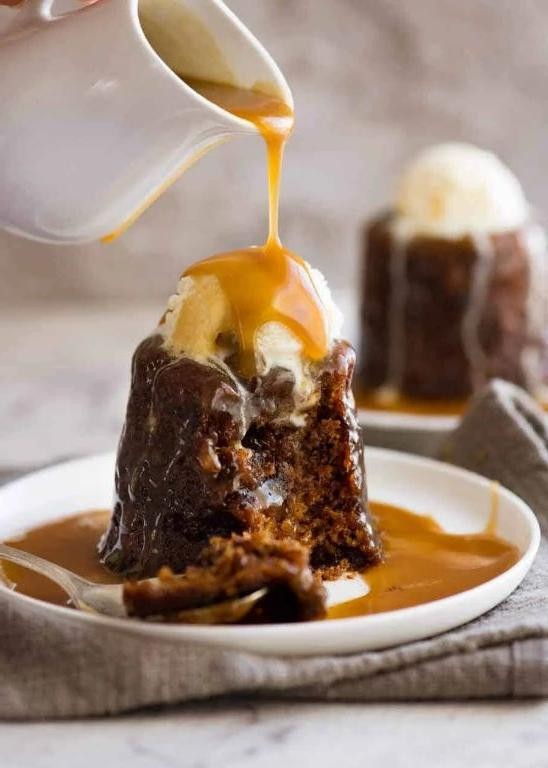 Sticky Date Pudding with Butterscotch Sauce