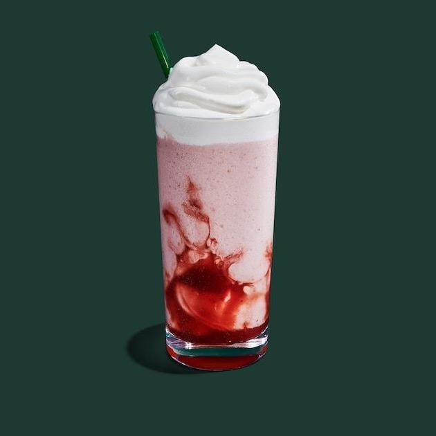 Strawberries and Cream Frappuccino