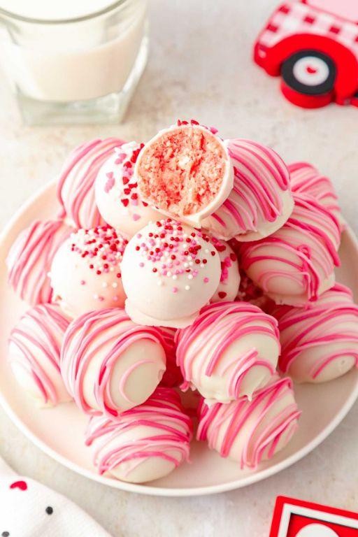 Strawberry Cheesecake Goo Balls