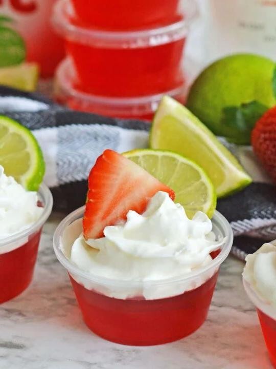 Strawberry Daiquiri Rum Shot