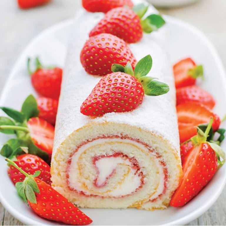 Strawberry Jam Filled Jelly Roll