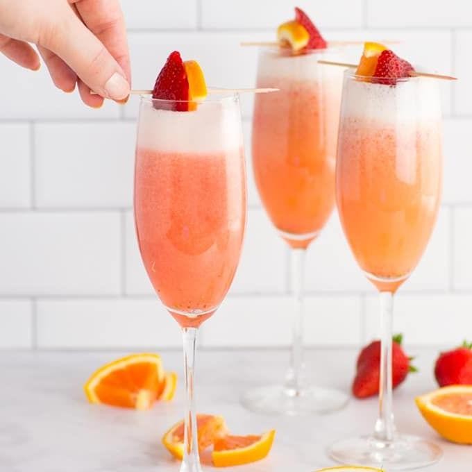 Strawberry Mimosa