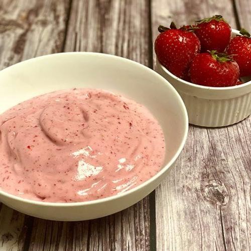 Strawberry Protein Powder Ice Cream