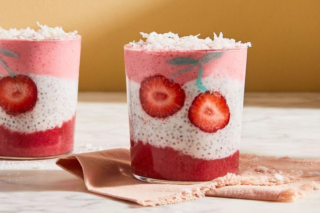 Strawberry Rose Smoothie