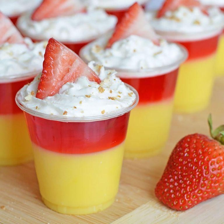 Strawberry Shortcake Jello Shots