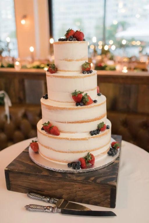 Strawberry Shortcake Wedding Cake