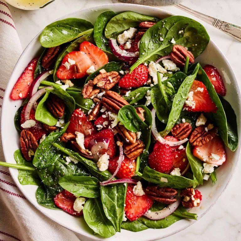 Strawberry Spinach Salad