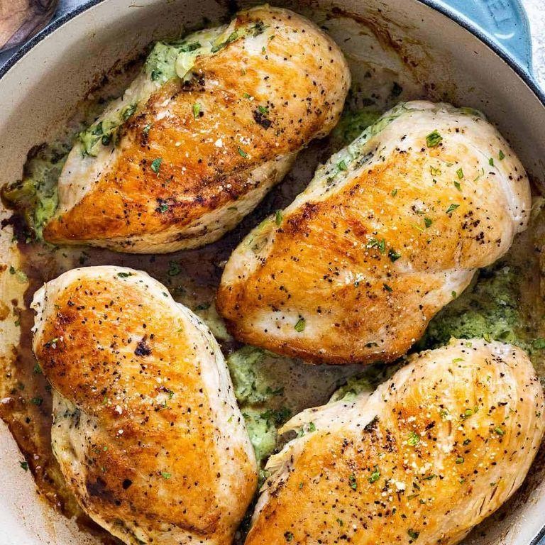 Stuffed Chicken Breast with Artichokes and Cheese