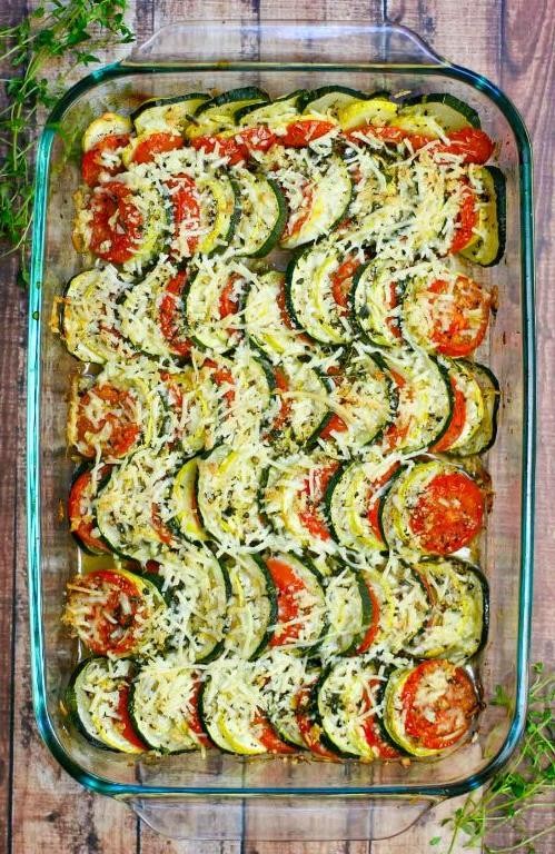 Summer Squash and Tomato Gratin