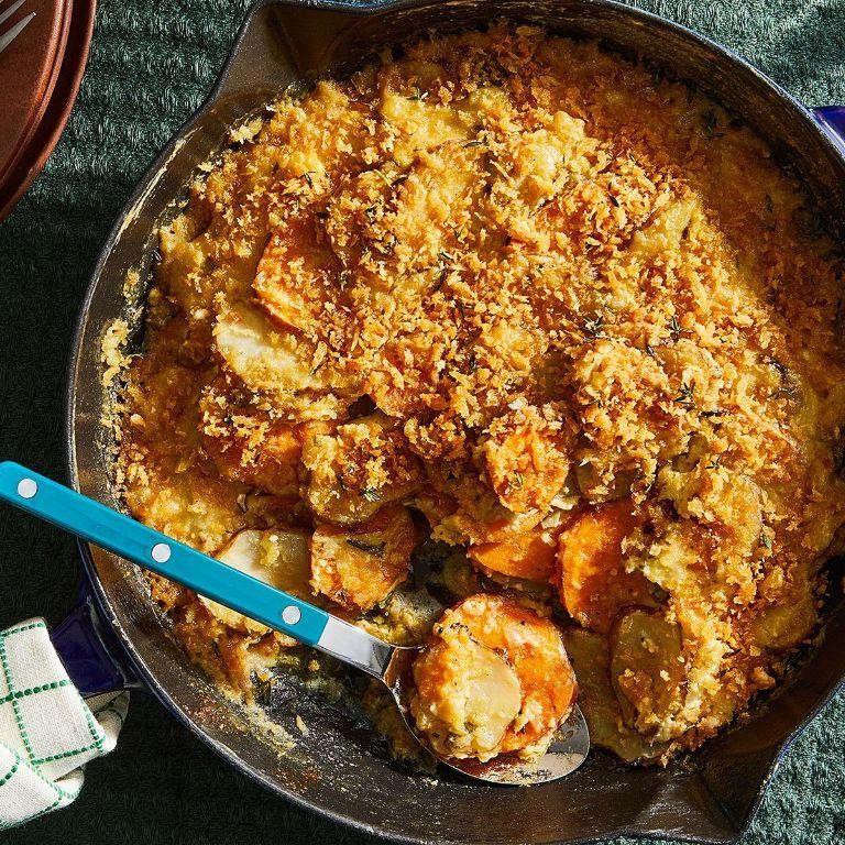 Sunchoke and Potato Gratin