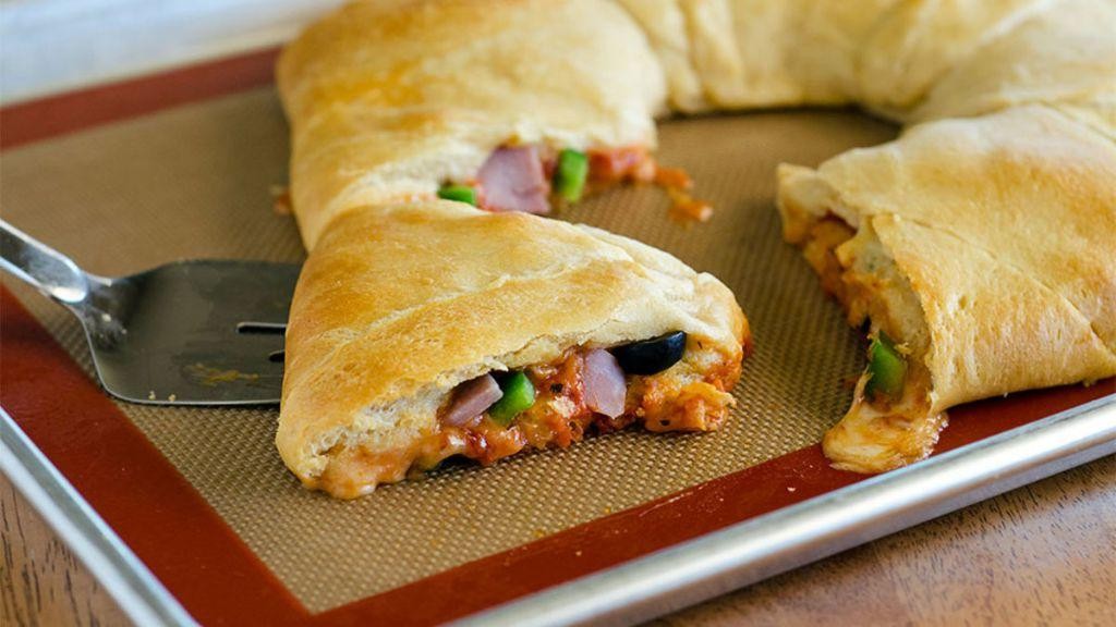 Supreme Crescent Roll Pizza