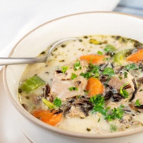 Swamp Soup with Duck and Wild Rice