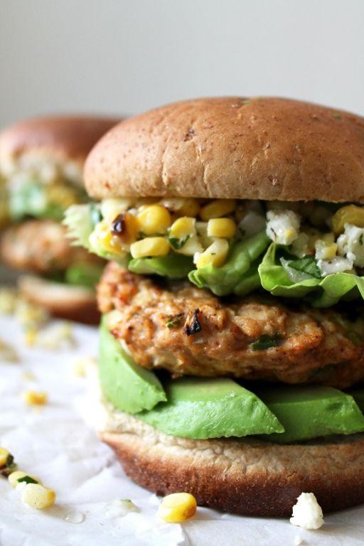 Sweet Corn and Jalapeno Veggie Burger