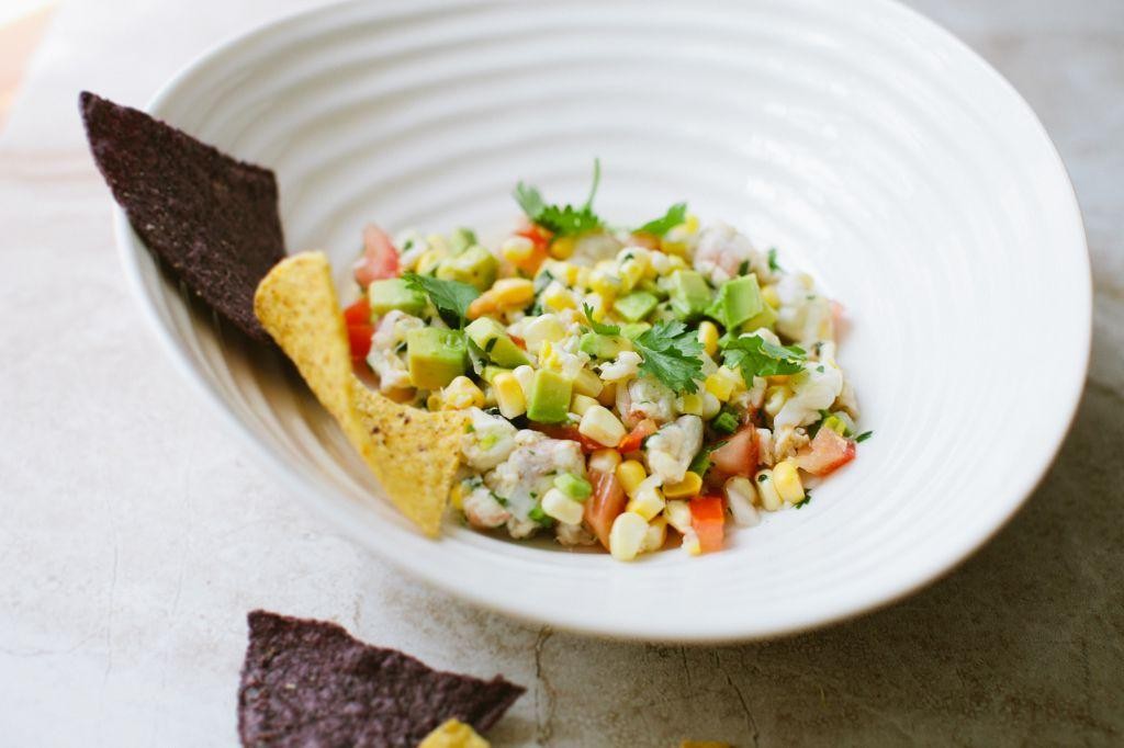 Sweet Corn and Shrimp Ceviche