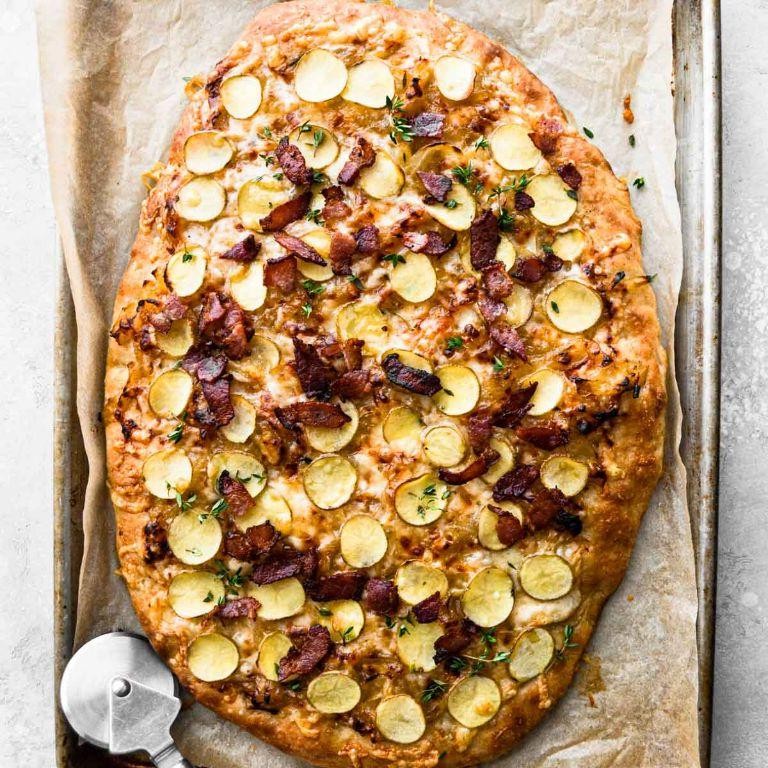Sweet Onion and Bacon Pizza