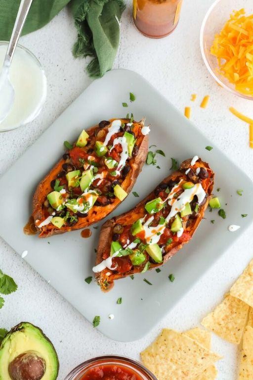 Sweet Potato Milanesa with Avocado Cream