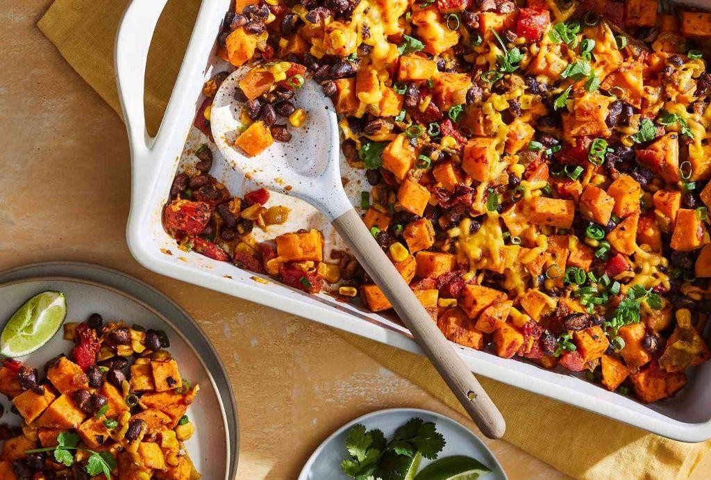 Sweet Potato and Black Bean Casserole