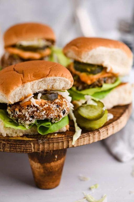 Sweet Potato and Black Bean Sliders