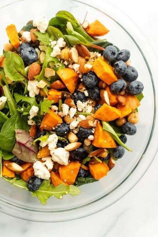 Sweet Potato and Blueberry Salad