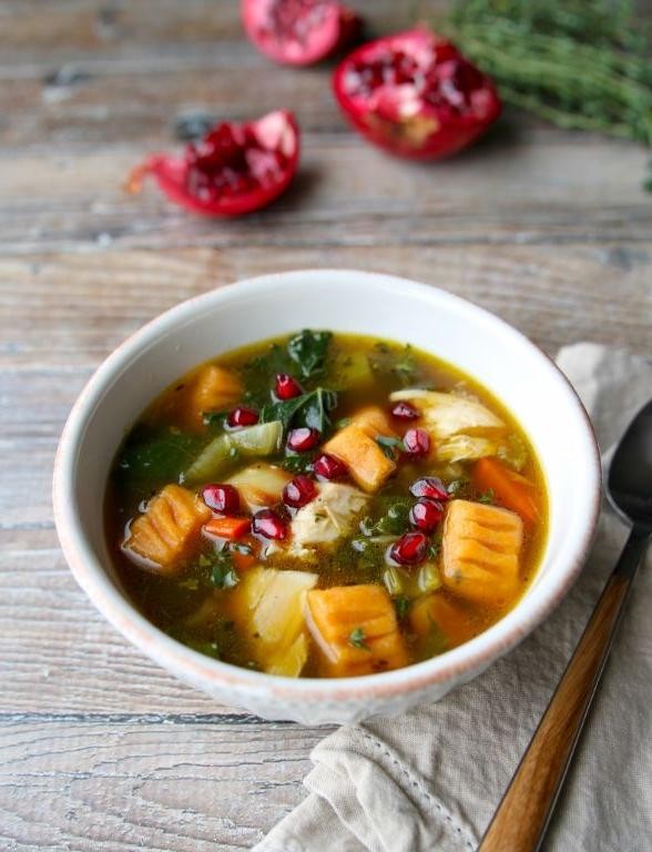 Sweet Potato and Gnocchi Soup