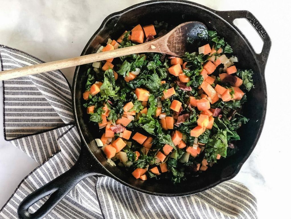 Sweet Potato and Kale Muffins