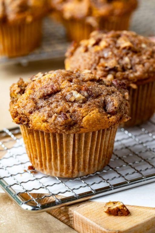 Sweet Potato and Pecan Muffins