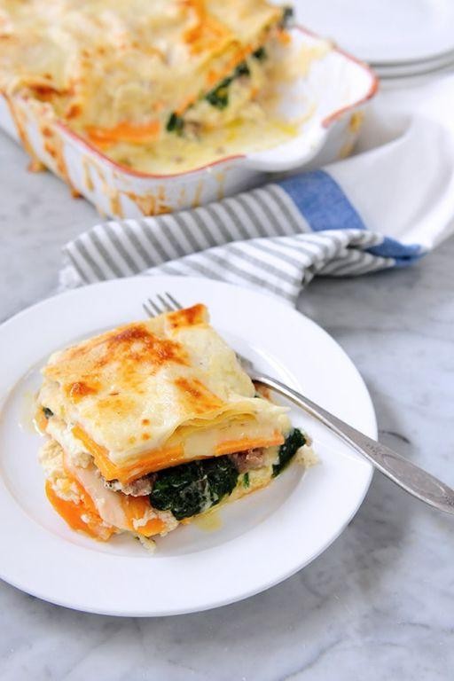 Sweet Potato and Spinach Lasagna