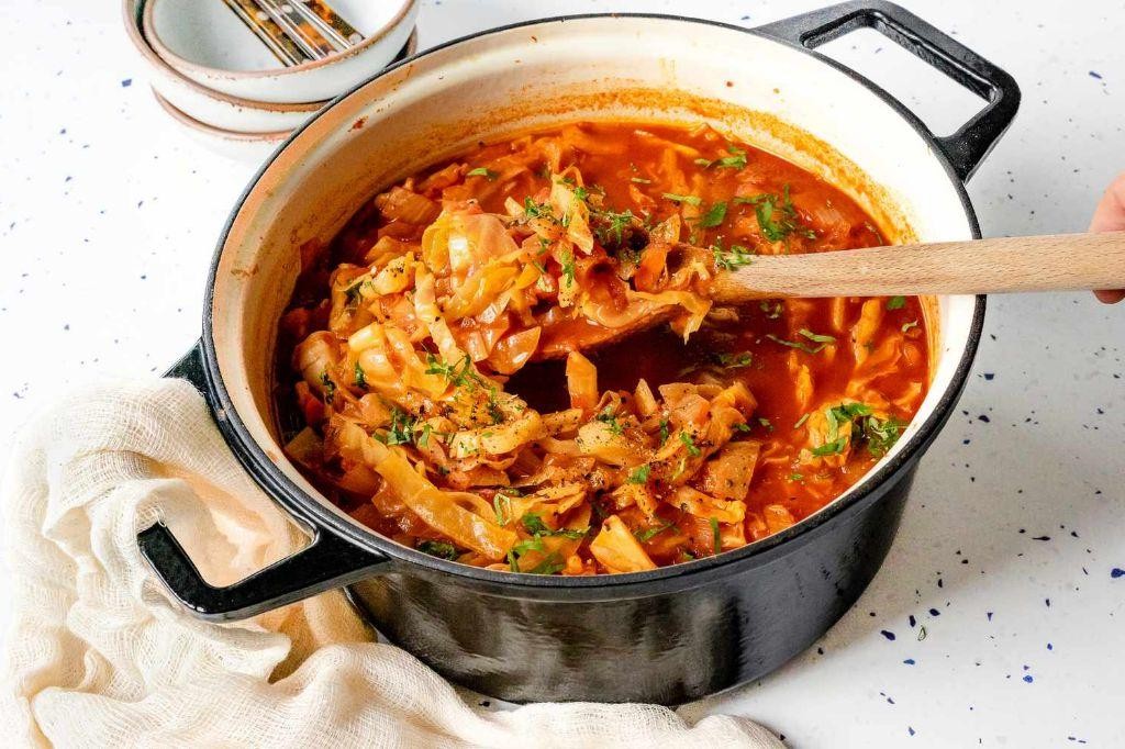 Sweet and Sour Cabbage Casserole