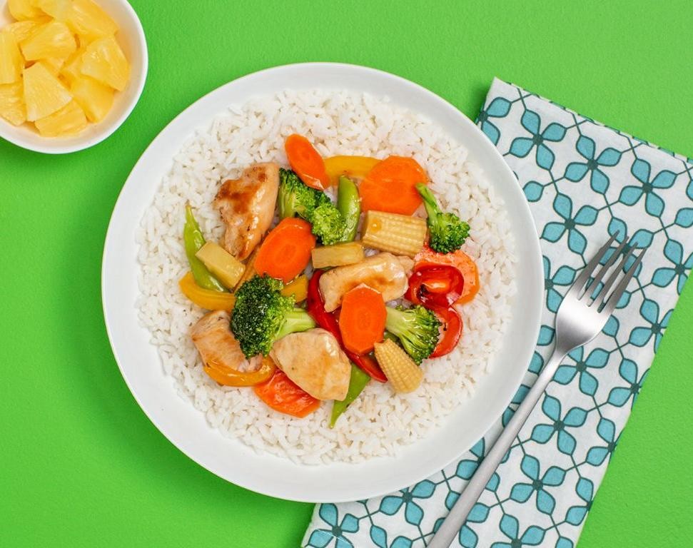 Sweet and Sour Minute Rice
