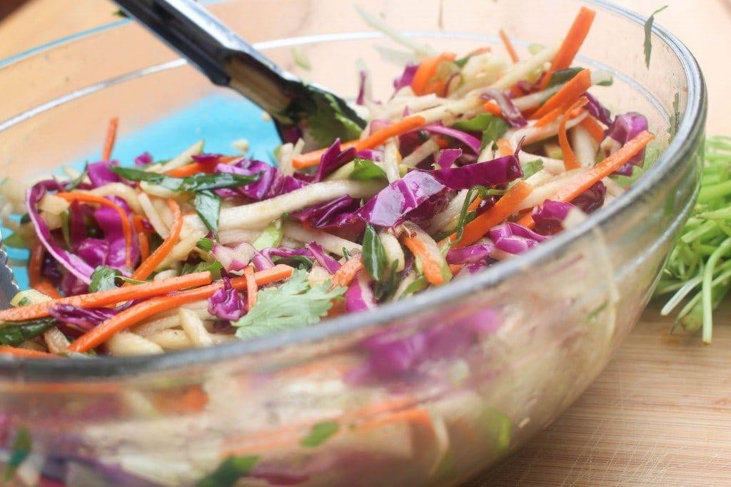 Sweet and Sour Oriental Cole Slaw