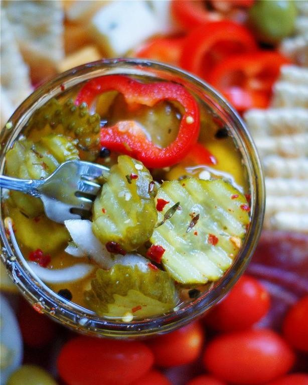 Sweet and Spicy Bread and Butter Pickles