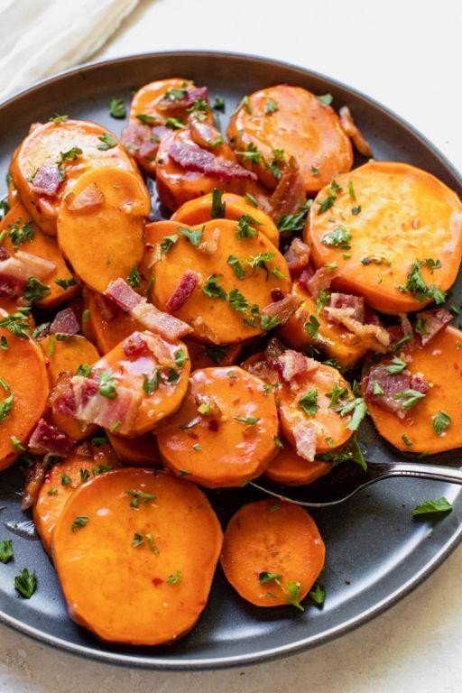 Sweet and Spicy Crockpot Sweet Potato Dish