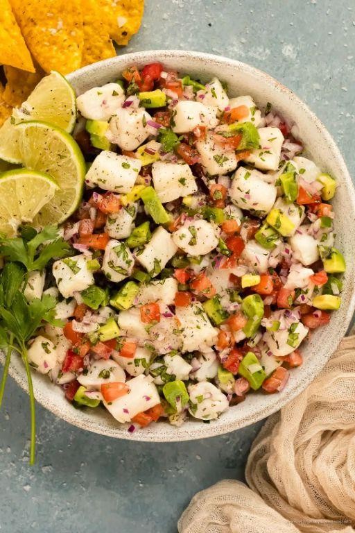 Swordfish Ceviche with Citrus Dressing