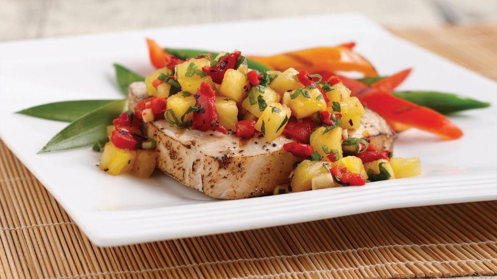 Swordfish with Pineapple Salsa